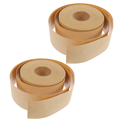 DOITOOL 2 Rollen Klebeband Mit Hoher Klebekraft Streifen Klebstoff Verpackung Gummiert Selbst Packband Klar Klebrig Dekoratives Klebeband Klebebänder Light Brown Papier DOITOOL 2 Rollen Klebeband Mit Hoher Klebekraft Streifen Klebstoff Verpackung Gummiert Selbst Packband Klar Klebrig Dekoratives Klebeband Klebebänder Light Brown Papier von DOITOOL