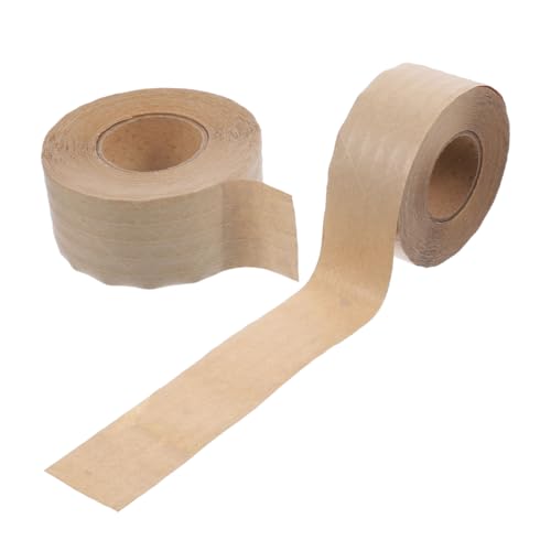 DOITOOL 2 Rollen Klebeband aus Kraftpapier wasseraktiviertes Klebeband Wasserband starkes klebeband verpackungsklebeband Multifunktions-Dichtungsband multifunktionales Papierklebeband DOITOOL 2 Rollen Klebeband aus Kraftpapier wasseraktiviertes Klebeband Wasserband starkes klebeband verpackungsklebeband Multifunktions-Dichtungsband multifunktionales Papierklebeband von DOITOOL