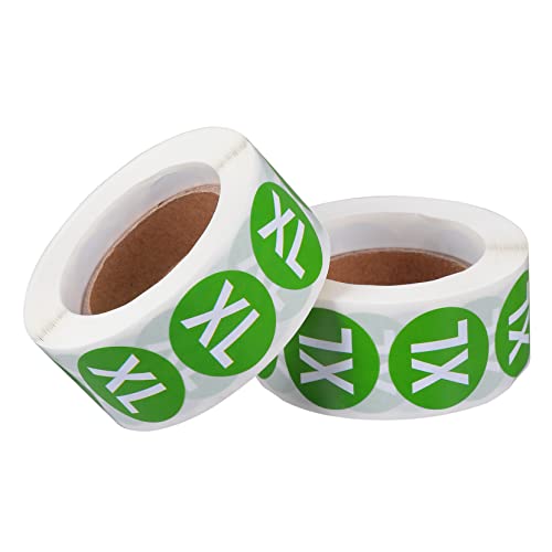 DOITOOL 2 Rollen Kleidergrößen-aufkleber Runden Aufkleber Für Einzelhandelsbekleidung Transparent Name Größenaufkleber Groß Aufkleber Beschriftungen Etikett Runde Aufkleber Green Papier DOITOOL 2 Rollen Kleidergrößen-aufkleber Runden Aufkleber Für Einzelhandelsbekleidung Transparent Name Größenaufkleber Groß Aufkleber Beschriftungen Etikett Runde Aufkleber Green Papier von DOITOOL