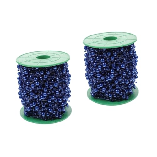 DOITOOL 2 Rollen Künstliche Perlenschnur Dekorative Perlengirlande Abs Perlenkette Schmuckperlen zum Basteln Hochzeit Party DIY Armband Halskette Zubehör DOITOOL 2 Rollen Künstliche Perlenschnur Dekorative Perlengirlande Abs Perlenkette Schmuckperlen zum Basteln Hochzeit Party DIY Armband Halskette Zubehör von DOITOOL