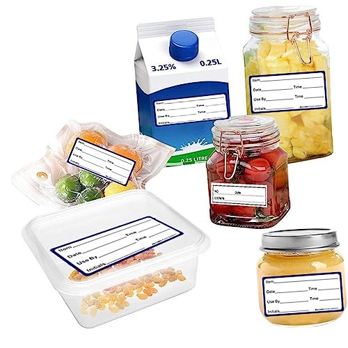 DOITOOL 2 Rollen Lebensmittelaufkleber für Gefrierschrank und Kühlschrank Selbstklebende Datumsetiketten zum Beschriften von Vorratsbehältern Praktische Aufbewahrungs Sticker für DOITOOL 2 Rollen Lebensmittelaufkleber für Gefrierschrank und Kühlschrank Selbstklebende Datumsetiketten zum Beschriften von Vorratsbehältern Praktische Aufbewahrungs Sticker für von DOITOOL