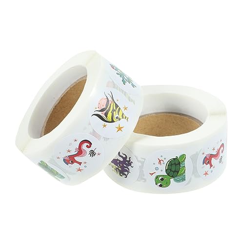 DOITOOL 2 Rollen Meeres tier Aufkleber aufkleber Tierförderndes Etikett Aufkleber für sortiert schulpreise verzierung Geschenkverzierung Schulaufkleber Kupferplattenaufkleber DOITOOL 2 Rollen Meeres tier Aufkleber aufkleber Tierförderndes Etikett Aufkleber für sortiert schulpreise verzierung Geschenkverzierung Schulaufkleber Kupferplattenaufkleber von DOITOOL