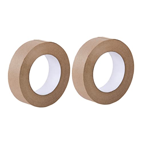 DOITOOL 2 Rollen Papierklebeband Packband Haushaltsverpackungsband Verschlussband Kartonband Versandband Klebeband Wasseraktiviertes Bastelband Paketband Wickelband Braun DOITOOL 2 Rollen Papierklebeband Packband Haushaltsverpackungsband Verschlussband Kartonband Versandband Klebeband Wasseraktiviertes Bastelband Paketband Wickelband Braun von DOITOOL