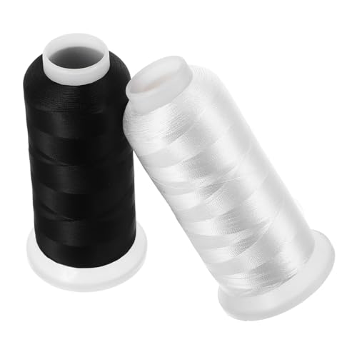 DOITOOL 2 Rollen Robuster Unterfaden für Komplexe Muster Hochwertiges Polyester Garn für Nähmaschinen und Quilten für Stoffarten von DOITOOL