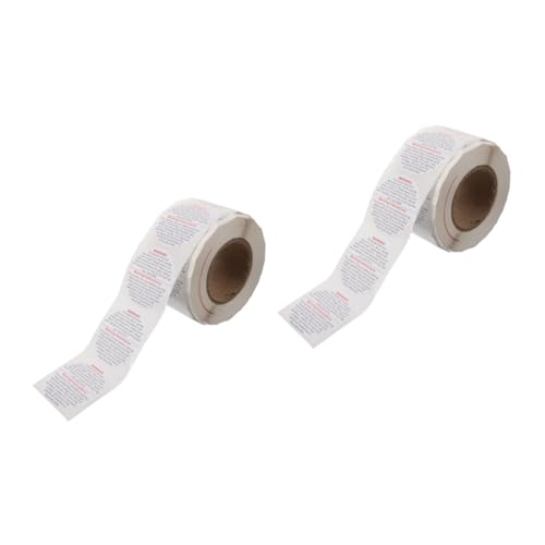DOITOOL 2 Rollen Roll Wachssticker für Kerzenwarnungen Sicherheitsaufkleber für Wachs Selbstklebende Etiketten für Kerzengläser und Behälter Englische Beschriftung DOITOOL 2 Rollen Roll Wachssticker für Kerzenwarnungen Sicherheitsaufkleber für Wachs Selbstklebende Etiketten für Kerzengläser und Behälter Englische Beschriftung von DOITOOL