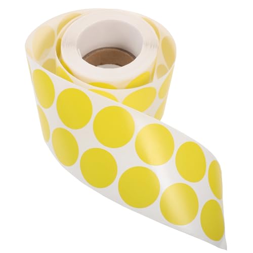 DOITOOL 2 Rollen Selbstklebende Runde Punktaufkleber Gelb Farbige Dot Sticker Kleine Etiketten für Dekoration Vielseitige Markierungsaufkleber für Zuhause Büro Schule Wiederverwendbar DOITOOL 2 Rollen Selbstklebende Runde Punktaufkleber Gelb Farbige Dot Sticker Kleine Etiketten für Dekoration Vielseitige Markierungsaufkleber für Zuhause Büro Schule Wiederverwendbar von DOITOOL