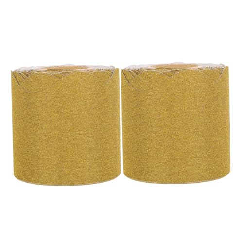 DOITOOL 2 Rollen Tafel-Rand-Aufkleber Rollrandbesatz gezackte Ränder Bordürenaufkleber Glitzerbordüren Klassenzimmergrenzen Grenzaufkleber Pinnwand-Grenzen Bulletin-Zubehör Papier Yellow DOITOOL 2 Rollen Tafel-Rand-Aufkleber Rollrandbesatz gezackte Ränder Bordürenaufkleber Glitzerbordüren Klassenzimmergrenzen Grenzaufkleber Pinnwand-Grenzen Bulletin-Zubehör Papier Yellow von DOITOOL