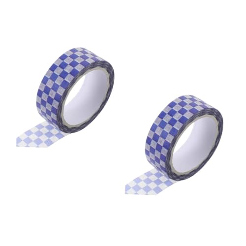 DOITOOL 2 Rollen Washi Tape DIY Scrapbooking Klebeband mit Kariertem Design Lange Dekorative Klebebänder für Projekte für Journaling Geschenkverpackung und Bastelarbeiten DOITOOL 2 Rollen Washi Tape DIY Scrapbooking Klebeband mit Kariertem Design Lange Dekorative Klebebänder für Projekte für Journaling Geschenkverpackung und Bastelarbeiten von DOITOOL