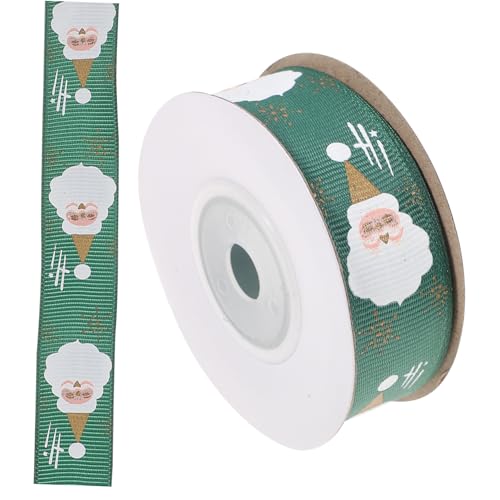 DOITOOL 2 Rollen Weihnachtliches Geschenkband mit Santa Motiv Breit Glatte Oberfläche für DIY Schleifen Bastelarbeiten Geschenkverpackung und Festliche Dekorationen DOITOOL 2 Rollen Weihnachtliches Geschenkband mit Santa Motiv Breit Glatte Oberfläche für DIY Schleifen Bastelarbeiten Geschenkverpackung und Festliche Dekorationen von DOITOOL