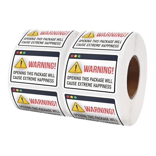 DOITOOL 2 Rollen kleine Siegelaufkleber Aufkleber für Briefumschläge kleine Aufkleber Hüllsiegelaufkleber Verpackungsaufkleber abdichtende Aufkleber selbstklebende Etiketten Klebetiketten von DOITOOL