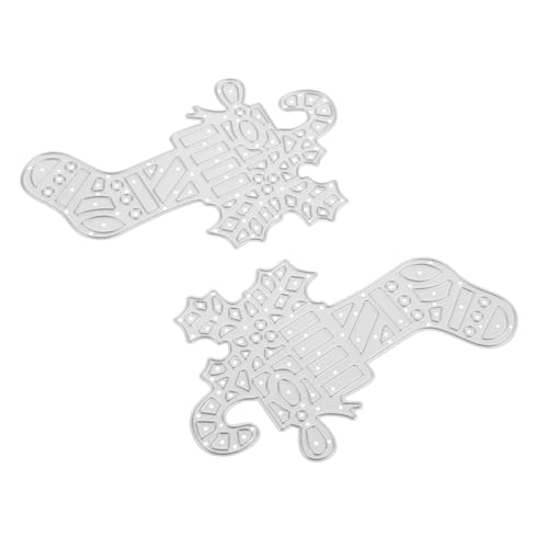 DOITOOL 2 STÜCK Teiliges Carbon Stahl Stanzform Weihnachtsstrumpf Metall Stanzschablone für DIY Papieralbum Scrapbooking Langlebige Prägeschablonen für Kreative Weihnachtsbasteleien DOITOOL 2 STÜCK Teiliges Carbon Stahl Stanzform Weihnachtsstrumpf Metall Stanzschablone für DIY Papieralbum Scrapbooking Langlebige Prägeschablonen für Kreative Weihnachtsbasteleien von DOITOOL