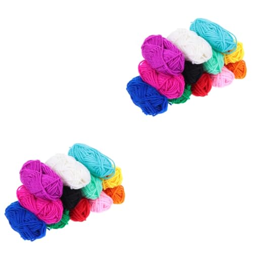 DOITOOL 2 Sätze Acrylwolle Farben Diy Häkelgarn Für Stricken Basteln Weich Langlebig Für Anfänger Kreative Projekte Farbecht Leicht Zu Verarbeiten 12 Rollen * 2 DOITOOL 2 Sätze Acrylwolle Farben Diy Häkelgarn Für Stricken Basteln Weich Langlebig Für Anfänger Kreative Projekte Farbecht Leicht Zu Verarbeiten 12 Rollen * 2 von DOITOOL