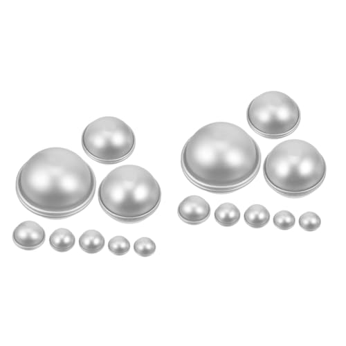 DOITOOL 2 Sätze Backform Salz Schimmel Badeformen Form Für Badekugeln Kugelform Selber Machen Handgefertigte Seifenform Form in Kugelform Aluminiumlegierung Silber 16 Stücke * 2 DOITOOL 2 Sätze Backform Salz Schimmel Badeformen Form Für Badekugeln Kugelform Selber Machen Handgefertigte Seifenform Form in Kugelform Aluminiumlegierung Silber 16 Stücke * 2 von DOITOOL