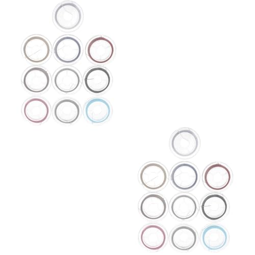 DOITOOL 2 Sätze Basteldraht Für Diy Schmuckherstellung Hochwertiger Schmuckdraht Für Armbänder Und Schlüsselanhänger Für Kreative Bastelprojekte 10 Rollen * 2 DOITOOL 2 Sätze Basteldraht Für Diy Schmuckherstellung Hochwertiger Schmuckdraht Für Armbänder Und Schlüsselanhänger Für Kreative Bastelprojekte 10 Rollen * 2 von DOITOOL