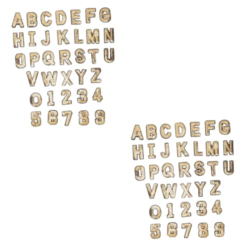 DOITOOL 2 Sätze Bestickte Applikationen Buchstaben Patches Zum Aufbügeln Bunte Stoffflicken Für Kreative Diy Projekte Reparatur Und Dekoration Von Kleidung Und Accessoires 36 Stück * 2 DOITOOL 2 Sätze Bestickte Applikationen Buchstaben Patches Zum Aufbügeln Bunte Stoffflicken Für Kreative Diy Projekte Reparatur Und Dekoration Von Kleidung Und Accessoires 36 Stück * 2 von DOITOOL