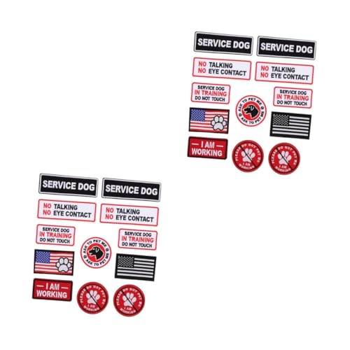 DOITOOL 2 Sätze Bestickte Aufnäher Für Kleidung Dekorative Diy Patches Klebe Patches Für Outdoor Taschen Und Bekleidung Zum Reparieren Und Verschönern 12 Stücke * 2 von DOITOOL