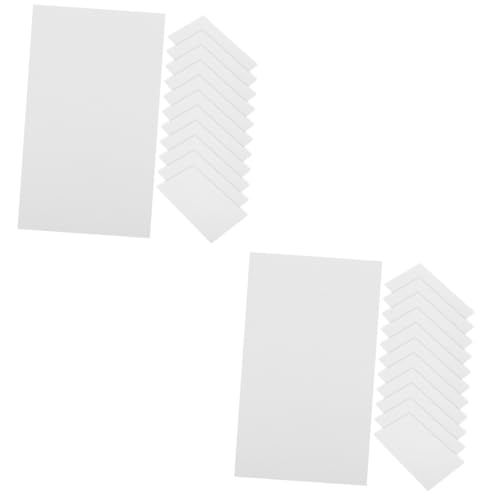 DOITOOL 2 Sätze Blanko Karten Notizkarten Leere Karteikarten Für Diy Kreatives Scratchpapier Bastelmaterialien Für Notizen Vokabeln Und Persönliche Botschaften 200 Stück * 2 von DOITOOL