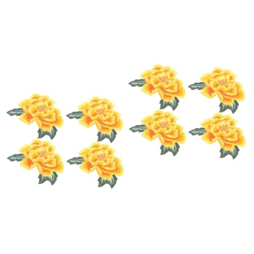 DOITOOL 2 Sätze Blumenstickstätte Patch Bügelflicken Für Kleidung Reparatur Applikationen Für Kleidung Jeansflicken Für Zerrissene Jeans Kleiderdekoration Jeans-patches Stoff 4 Stück * 2 von DOITOOL