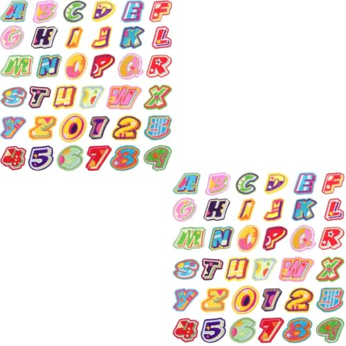 DOITOOL 2 Sätze Bügelbuchstaben für Textilien Aufbügelbuchstaben für DIY Kleine Farbenfrohe Patches für Kleidung Taschen und Mehr Einfache Anwendung Langlebig DOITOOL 2 Sätze Bügelbuchstaben für Textilien Aufbügelbuchstaben für DIY Kleine Farbenfrohe Patches für Kleidung Taschen und Mehr Einfache Anwendung Langlebig von DOITOOL