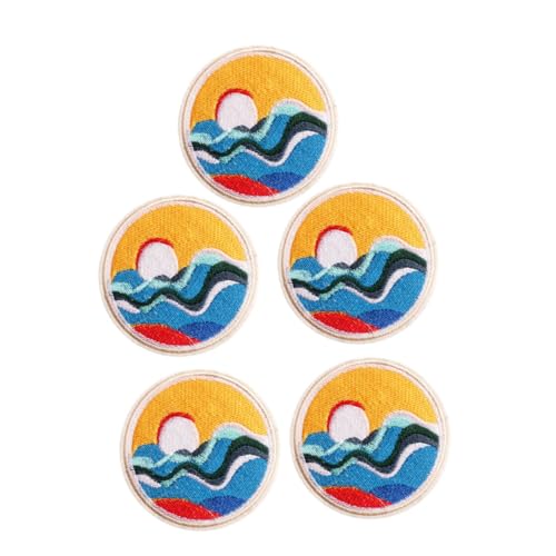 DOITOOL 2 Sätze Bügelpatches Teiliges Aufnäher Zum Aufbügeln Für Diy Kleidung Reparatur Und Dekoration Vielseitig Einsetzbar Für Jacken Jeans Und Taschen Hochwertigem 5 Stücke * 2 von DOITOOL