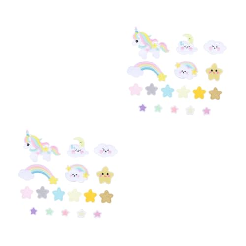 DOITOOL 2 Sätze Bunten Einhorn Stickern Diy Nähpatches für Kleidung Taschen und Kreative Projekte Süße Applikationen für Kleider Jeans Hüte und Mehr DOITOOL 2 Sätze Bunten Einhorn Stickern Diy Nähpatches für Kleidung Taschen und Kreative Projekte Süße Applikationen für Kleider Jeans Hüte und Mehr von DOITOOL