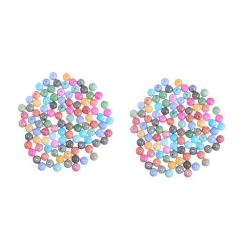 DOITOOL 2 Sätze Cracked Glass Beads Für Diy Schmuck Bunte Bastelperlen Für Armbänder Einfache Handhabung Elegantes Design Für Kreative Projekte 200 Stück * 2 DOITOOL 2 Sätze Cracked Glass Beads Für Diy Schmuck Bunte Bastelperlen Für Armbänder Einfache Handhabung Elegantes Design Für Kreative Projekte 200 Stück * 2 von DOITOOL