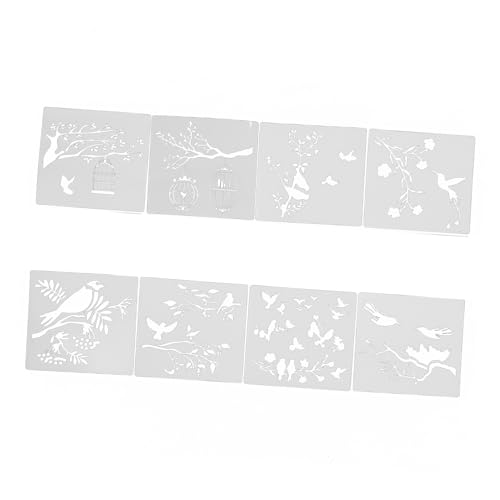 DOITOOL 2 Sätze DIY Malvorlagen Schablonen Pet für Erwachsene Wiederverwendbare Bastelschablonen für Wand und Möbelgestaltung Kreative Malschablonen für Scrapbooking und Dekoration DOITOOL 2 Sätze DIY Malvorlagen Schablonen Pet für Erwachsene Wiederverwendbare Bastelschablonen für Wand und Möbelgestaltung Kreative Malschablonen für Scrapbooking und Dekoration von DOITOOL