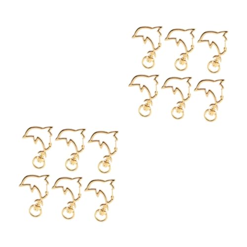 DOITOOL 2 Sätze Delphin Förmige Metallverschlüsse Für Schmuckherstellung Goldene Diy Zubehörteile Für Armbänder Schlüsselanhänger Und Bastelprojekte 20 Stück * 2 DOITOOL 2 Sätze Delphin Förmige Metallverschlüsse Für Schmuckherstellung Goldene Diy Zubehörteile Für Armbänder Schlüsselanhänger Und Bastelprojekte 20 Stück * 2 von DOITOOL