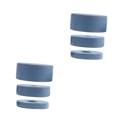 DOITOOL 2 Sätze Diy Dekorative Ribbons Jeansstoff Handgemachte Bastelmaterialien Für Projekte Pack Erhältlich Für Geschenkverpackungen Und Haarschmuck 3 Stücke * 2 DOITOOL 2 Sätze Diy Dekorative Ribbons Jeansstoff Handgemachte Bastelmaterialien Für Projekte Pack Erhältlich Für Geschenkverpackungen Und Haarschmuck 3 Stücke * 2 von DOITOOL