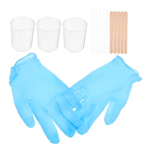 DOITOOL 2 Sätze Diy Kristall Epoxidharz Werkzeugset Teilig Pipetten Rührstäbe Nitrilhandschuhe Und Messbecher Für Kreative Projekte Und Schmuckherstellung 73 Stück * 2 von DOITOOL