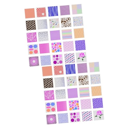 DOITOOL 2 Sätze Diy Malvorlagen Schablonen Verschiedene Muster Für Scrapbooking Und Schulprojekte Umweltfreundliches Wasserdichtes Material Zufälliger Stil 20 Stück * 2 von DOITOOL