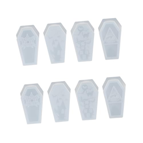 DOITOOL 2 Sätze Diy Silikonform Set Teiliges Halloween Gießform Für Schmuckboxen Wiederverwendbar Und Langlebig Für Bastelprojekte Und 4 Stücke * 2 von DOITOOL