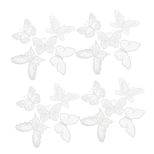 DOITOOL 2 Sätze Diy Stoffaufnäher Schmetterlingsapplikationen Für Hochzeitskleider Kreative Und Langlebige Verzierungen Für Kleidung Handwerk Und Dekoration 50 Stück * 2 DOITOOL 2 Sätze Diy Stoffaufnäher Schmetterlingsapplikationen Für Hochzeitskleider Kreative Und Langlebige Verzierungen Für Kleidung Handwerk Und Dekoration 50 Stück * 2 von DOITOOL