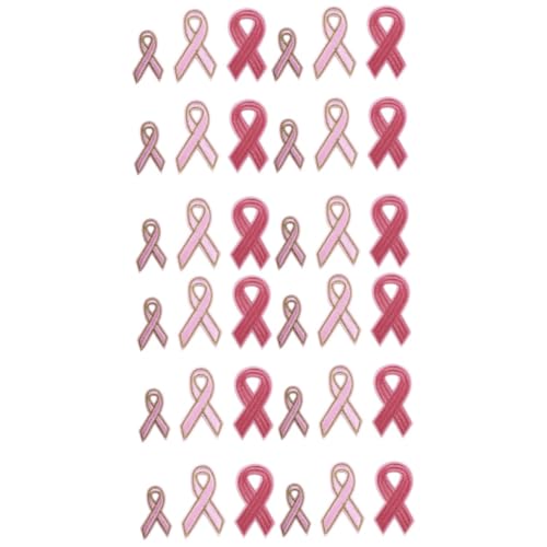 DOITOOL 2 Sätze Diy Teiliges Rosa Patches Mit Gestickten Ribbons Aufbügelbare Und Nähbare Dekoration Für Kleidung Taschen Und Bastelprojekte 18 Stück * 2 von DOITOOL