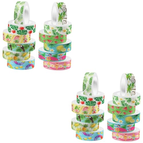 DOITOOL 2 Sätze Diy Washi Tape Dekoratives Klebeband Für Scrapbooking Basteln Und Journaling Selbstklebend Wiederverwendbar Bastelprojekte Und Geschenkverpackungen 12 Rollen * 2 DOITOOL 2 Sätze Diy Washi Tape Dekoratives Klebeband Für Scrapbooking Basteln Und Journaling Selbstklebend Wiederverwendbar Bastelprojekte Und Geschenkverpackungen 12 Rollen * 2 von DOITOOL