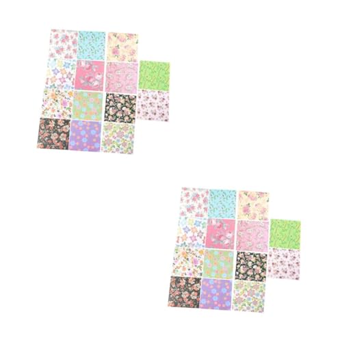 DOITOOL 2 Sätze Einseitiges Origami Papier Bunten Blumenmustern Für Diy Bastelprojekte Und Kreative Aktivitäten Mit Kindern Und Erwachsenen 120 Stück * 2 von DOITOOL