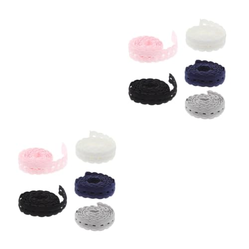 DOITOOL 2 Sätze Elastisches Spitzenband Diy Haarband Zubehör Für Hochwertiges Dekorationsmaterial Weiß Rosa Und Schwarz Für Handwerk Und Bastelprojekte 5 Stücke * 2 DOITOOL 2 Sätze Elastisches Spitzenband Diy Haarband Zubehör Für Hochwertiges Dekorationsmaterial Weiß Rosa Und Schwarz Für Handwerk Und Bastelprojekte 5 Stücke * 2 von DOITOOL