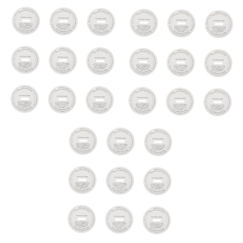 DOITOOL 2 Sätze Etikettenpapier Für Aromatherapie Aufkleber Duft Kerze Etiketten Für Kerzenbecher Kerzenherstellung Versorgung Tassenetiketten Selber Machen Weiß Lackmuspapier 10 Stück * 2 von DOITOOL