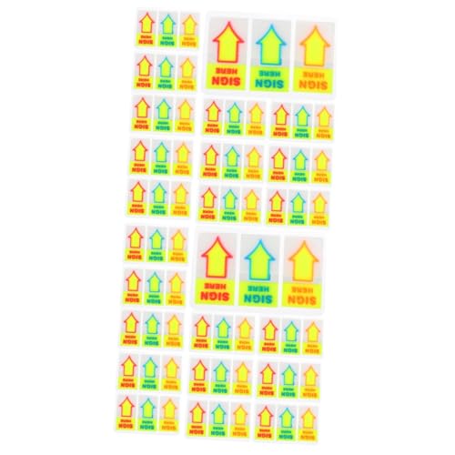 DOITOOL 2 Sätze Farbenfrohe -etikettenaufkleber Etiketten Aufkleber Sortiert Schlüssel Kindergarten Index Kartenmarkierungen Aufkleber Für Ordneretiketten Papier 120 Stück * 2 von DOITOOL