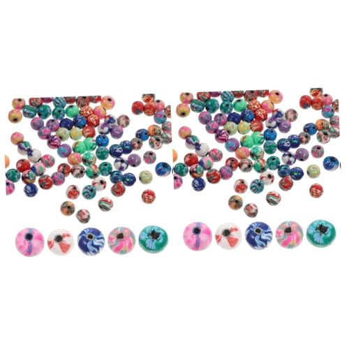 DOITOOL 2 Sätze Farbige Perlen Diy Schmuck Handwerk Perlen Kleine Runde Farbenfrohe Perlen Perlenhandwerk Perlen Zum Basteln Schmuckzubehör Perlen Perlen Polymer-ton 100 Stück * 2 DOITOOL 2 Sätze Farbige Perlen Diy Schmuck Handwerk Perlen Kleine Runde Farbenfrohe Perlen Perlenhandwerk Perlen Zum Basteln Schmuckzubehör Perlen Perlen Polymer-ton 100 Stück * 2 von DOITOOL