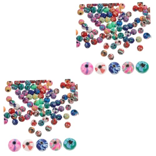 DOITOOL 2 Sätze Farbige Perlen Lose Perlen Kleine Runde Farbenfrohe Perlen Halskette Perlen Handgefertigte Perlen Abstandsperlen Selber Machen Tonperlenstränge Polymer-ton 100 Stück * 2 DOITOOL 2 Sätze Farbige Perlen Lose Perlen Kleine Runde Farbenfrohe Perlen Halskette Perlen Handgefertigte Perlen Abstandsperlen Selber Machen Tonperlenstränge Polymer-ton 100 Stück * 2 von DOITOOL
