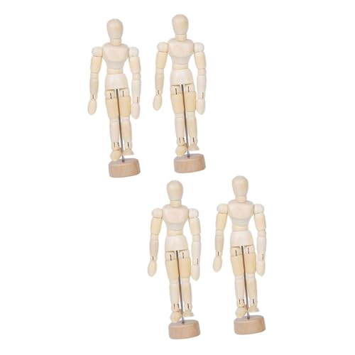 DOITOOL 2 Sätze Gelenkpuppe Home Office Figur Gelenkpuppe Puppen Dekorationen Ornament Modelle Schreibtisch Zeichnung Figur Modell Holz 2 Stücke * 2 DOITOOL 2 Sätze Gelenkpuppe Home Office Figur Gelenkpuppe Puppen Dekorationen Ornament Modelle Schreibtisch Zeichnung Figur Modell Holz 2 Stücke * 2 von DOITOOL
