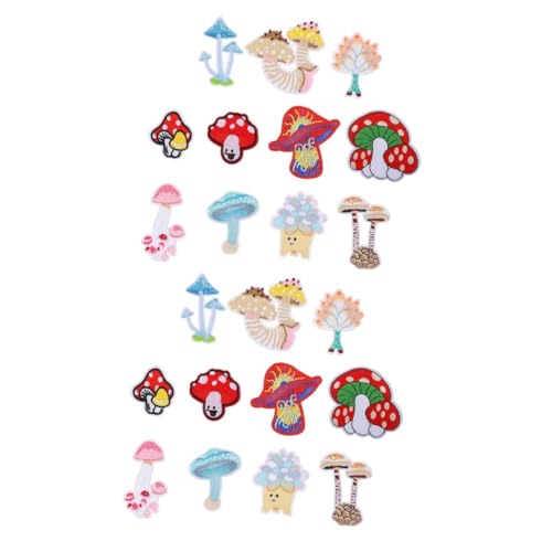 DOITOOL 2 Sätze Gemüsepilzfleck Reparatur Nähen Patch Kleidung Flecken-aufkleber Applikation Aufbügeln Stickereiflecken Gestickte Aufnäher Pilzflecken Flicken Aufbügeln Stoff 11 Stücke * 2 DOITOOL 2 Sätze Gemüsepilzfleck Reparatur Nähen Patch Kleidung Flecken-aufkleber Applikation Aufbügeln Stickereiflecken Gestickte Aufnäher Pilzflecken Flicken Aufbügeln Stoff 11 Stücke * 2 von DOITOOL
