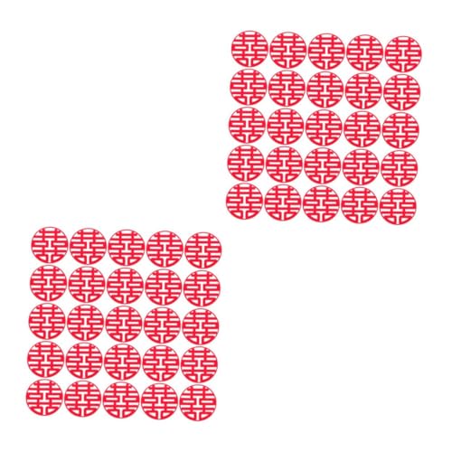 DOITOOL 2 Sätze Glückliche Wortaufkleber Stöcke Nicht Hochzeit Paar Worte China Gefälscht Braut- Xi Schnitte Dekoration Fenster Rosa Willkommen Vinyl Rot Vlies 30 Stück * 2 DOITOOL 2 Sätze Glückliche Wortaufkleber Stöcke Nicht Hochzeit Paar Worte China Gefälscht Braut- Xi Schnitte Dekoration Fenster Rosa Willkommen Vinyl Rot Vlies 30 Stück * 2 von DOITOOL