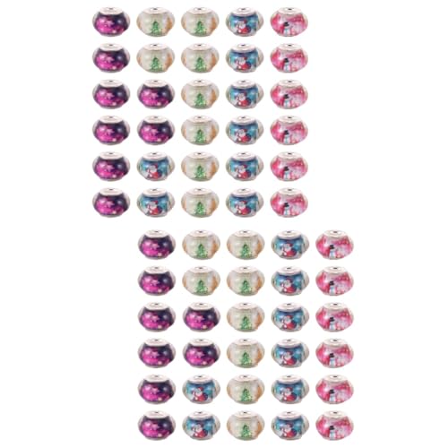 DOITOOL 2 Sätze Große Loch Spacer Perlen Charms Für Diy Schmuck Armbänder Ohrringe Bunte Glasperlen Für Bastelprojekte Und Schmuckherstellung 100 Stück * 2 DOITOOL 2 Sätze Große Loch Spacer Perlen Charms Für Diy Schmuck Armbänder Ohrringe Bunte Glasperlen Für Bastelprojekte Und Schmuckherstellung 100 Stück * 2 von DOITOOL