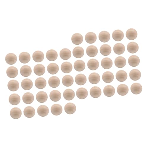 DOITOOL 2 Sätze Große Lotus Holzperlen Ohne Loch Natürliche Diy Bastelperlen Für Schmuckherstellung Kinderhandwerk Und Kreative Projekte Holzfarbe 200 Stück * 2 von DOITOOL