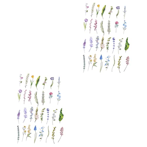 DOITOOL 2 Sätze Handbemalte Blumen Lesezeichen Cartoon Buch Etiketten 60 Stück * 2 DOITOOL 2 Sätze Handbemalte Blumen Lesezeichen Cartoon Buch Etiketten 60 Stück * 2 von DOITOOL
