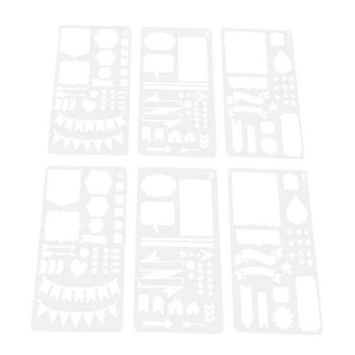 DOITOOL 2 Sätze Handbuch Malvorlage Zeitschrift Schablone Stencil Für Diy Projekte Dekoration Für Diy Basteln Malvorlagen Selber Machen Zeichenutensilien Das Haustier Weiß 6 Stück * 2 DOITOOL 2 Sätze Handbuch Malvorlage Zeitschrift Schablone Stencil Für Diy Projekte Dekoration Für Diy Basteln Malvorlagen Selber Machen Zeichenutensilien Das Haustier Weiß 6 Stück * 2 von DOITOOL