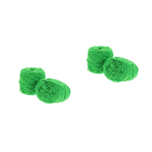 DOITOOL 2 Sätze Handstrick Garn Korallenfleece Diy Für Schals Und Handarbeiten Farbenfrohes Knäuelset Für Kreative Projekte Kuschelige Und Warme Strickmaterialien 2 Stücke * 2 von DOITOOL