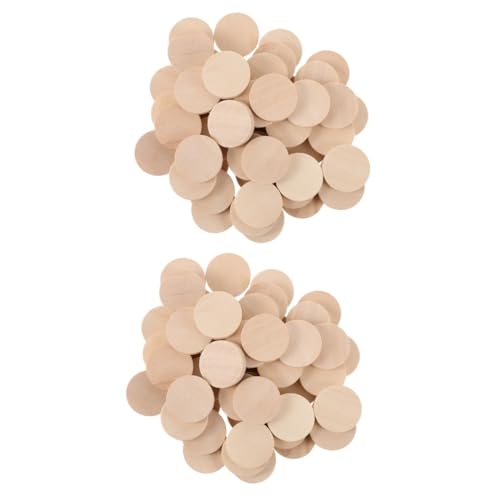 DOITOOL 2 Sätze Holzscheiben Für Diy Bastelprojekte Runde Naturholz Kreise Unbeschichtet Zum Dekorieren Für Handarbeiten 50 Stück * 2 DOITOOL 2 Sätze Holzscheiben Für Diy Bastelprojekte Runde Naturholz Kreise Unbeschichtet Zum Dekorieren Für Handarbeiten 50 Stück * 2 von DOITOOL